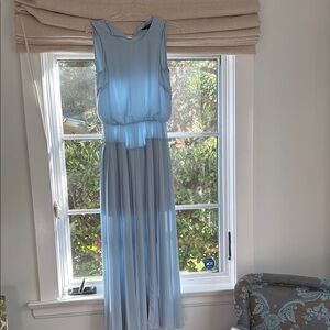 BCBGMaxAzria Blue Maxi Sundress